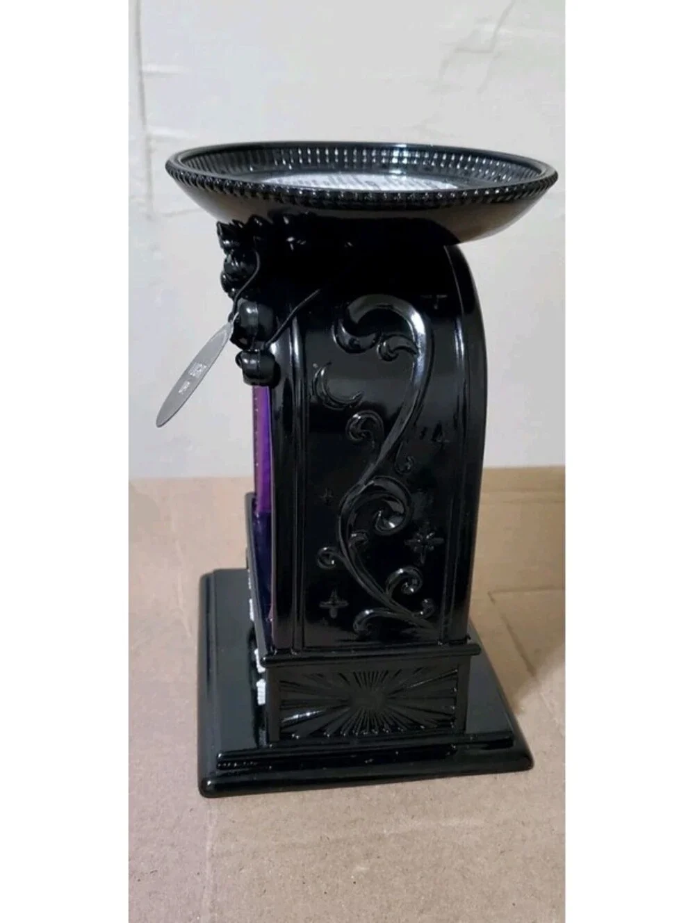 Bath & Body Works Halloween Fortune Teller Candle Holder Light Up Globe 3 Wick